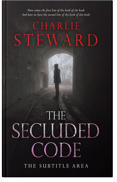 Front view of Premade Mystery & Thriller & Suspense Book Cover - Cod Gray