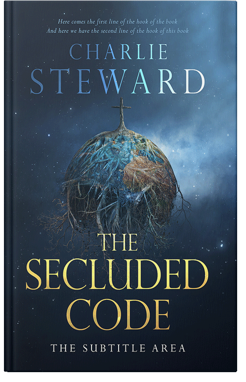 Front view of Premade Religion & Spirituality Book Cover - Big Stone