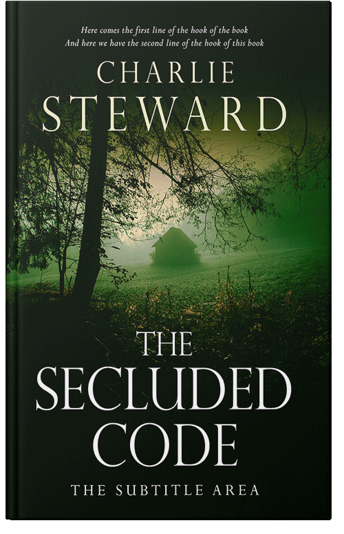 Front view of Premade Horror Book Cover - Midnight Moss