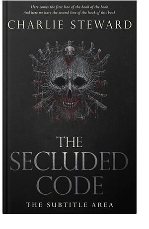 Pre Made Book Cover Cod Gray