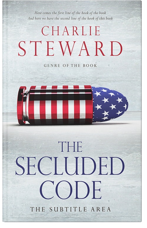 Front view of Premade Action & Adventure Book Cover - Mystic