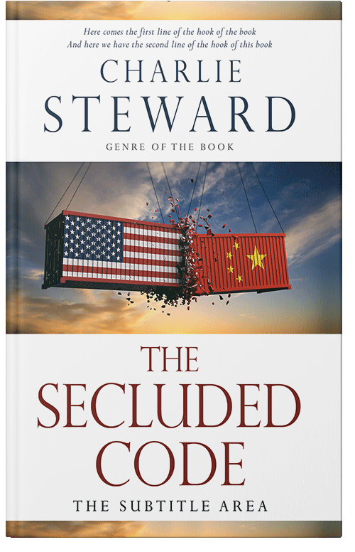 Front view of Premade Politics & Law & Society Book Cover - Coral Reef