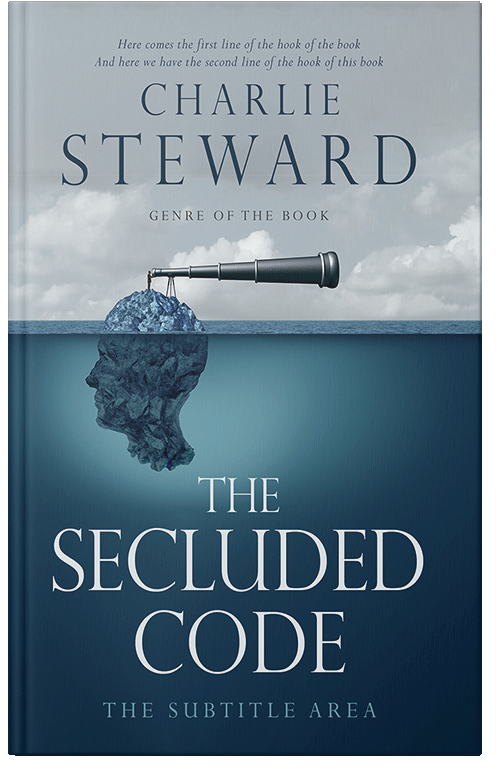 Front view of Premade Surreal Book Cover - Cello