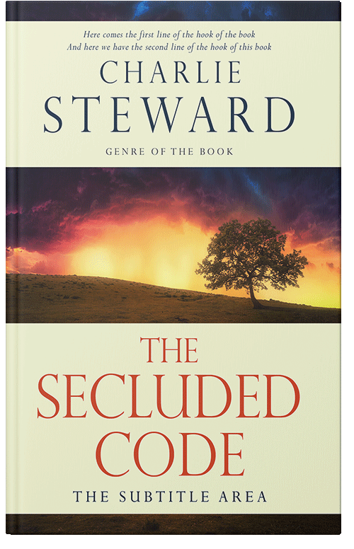 Front view of Premade Fantasy Book Cover - Coconut Cream