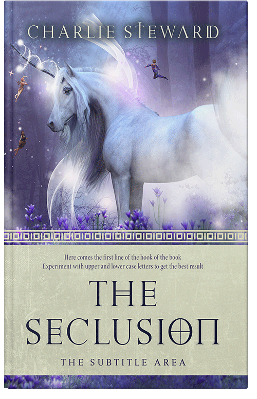 Front view of Premade Fantasy Book Cover - Pumice