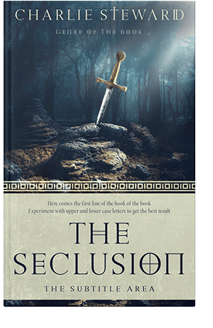 Pre Made Book Cover Moon Mist