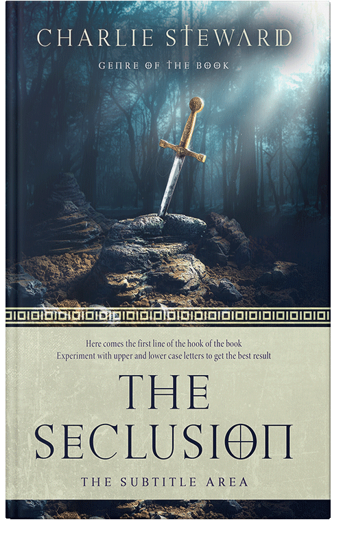 Front view of Premade Fantasy Book Cover - Moon Mist