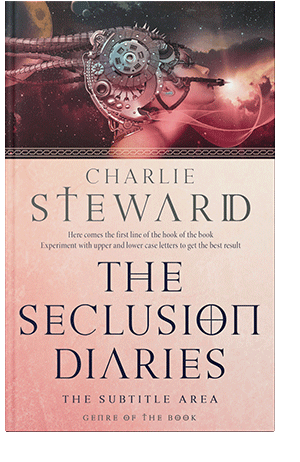 Pre Made Book Cover Cocoa Brown