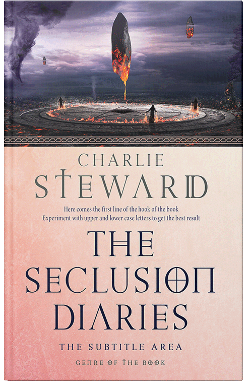 Front view of Premade Fantasy Book Cover - Tuna