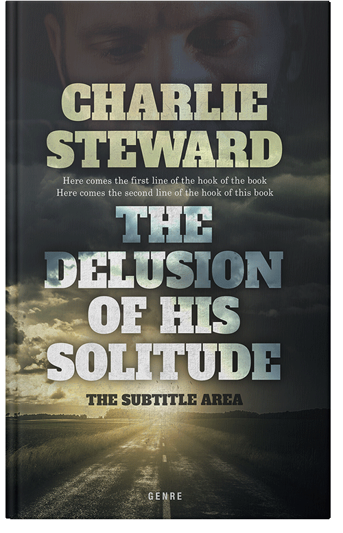 Front view of Premade Mystery & Thriller & Suspense Book Cover - Thistle Green