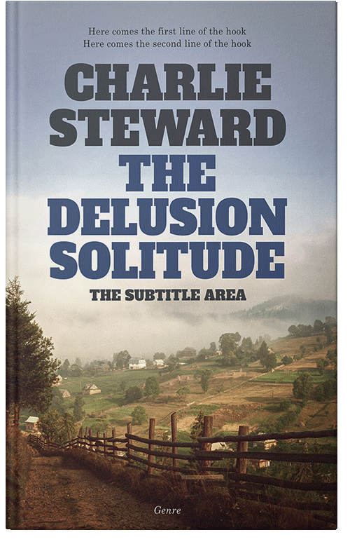 Front view of Premade Literary Fiction Book Cover - Cloud