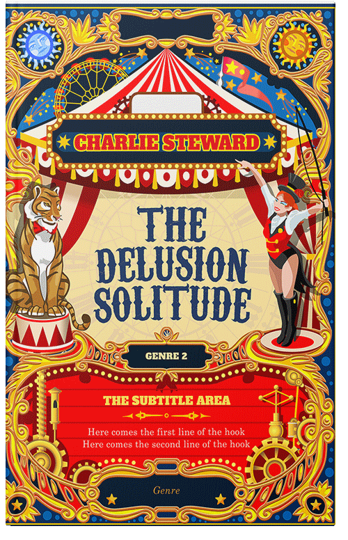 Front view of Premade Fantasy Book Cover - Big Stone