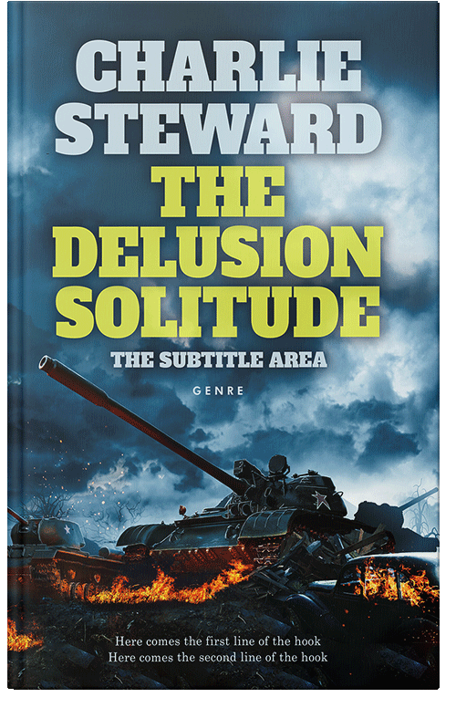 Front view of Premade Historical Book Cover - Deco