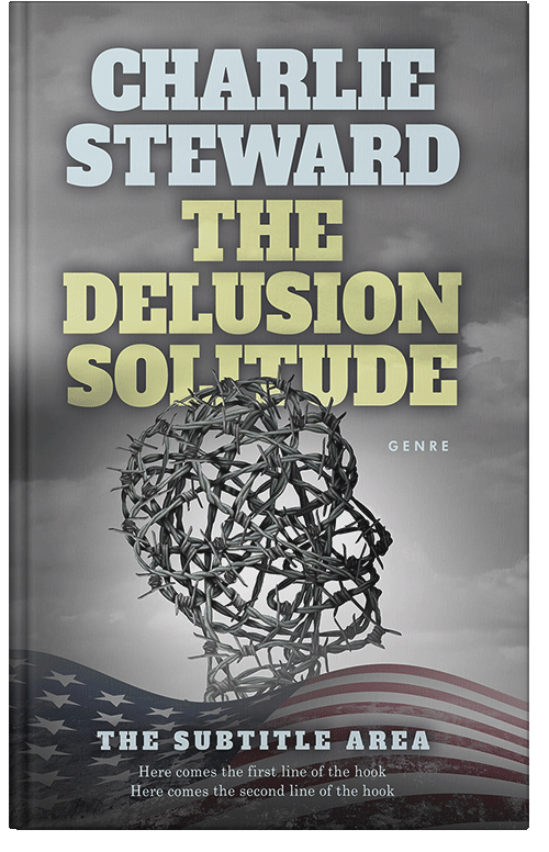 Front view of Premade Politics & Law & Society Book Cover - Fedora