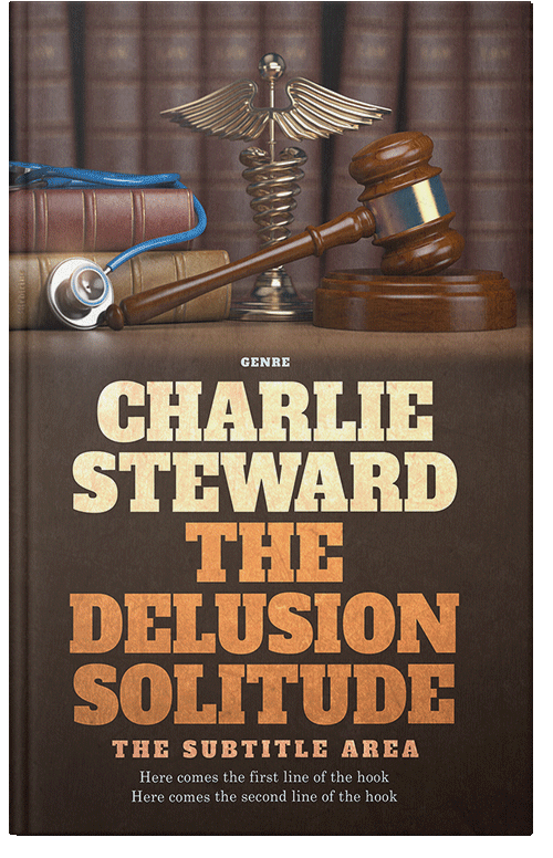 Front view of Premade Politics & Law & Society Book Cover - Mondo