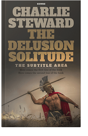 Pre Made Book Cover Taupe