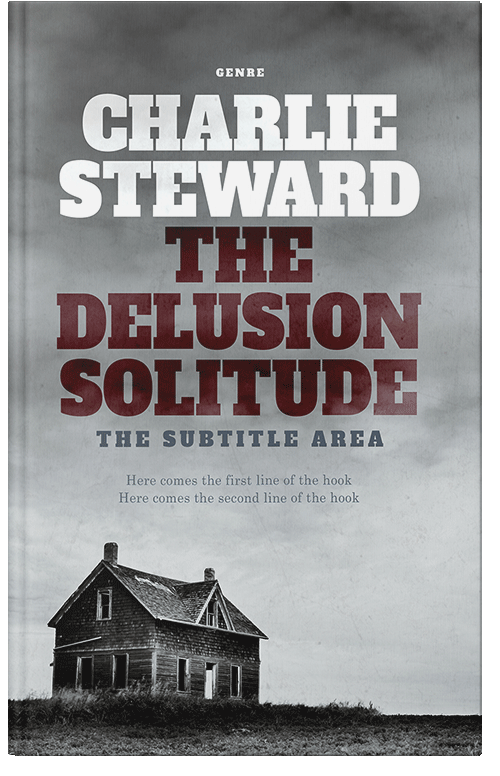 Front view of Premade Horror Book Cover - Silver Sand