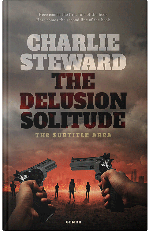 Front view of Premade Apocalyptica Book Cover - Kabul