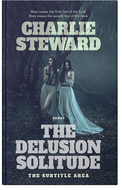 Front view of Premade Fantasy Book Cover - Pickled Bluewood