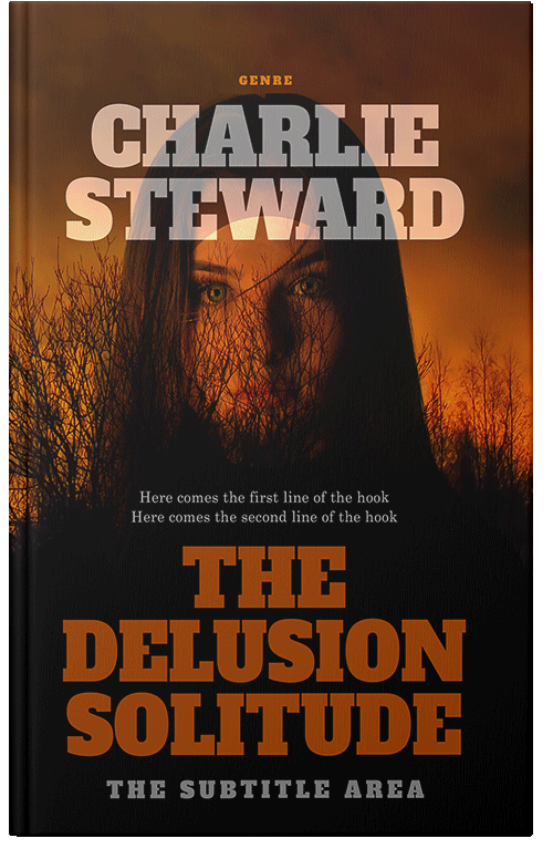 Front view of Premade Horror Book Cover - Tuscany