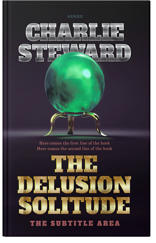 Front view of Premade Fantasy Book Cover - Cinder