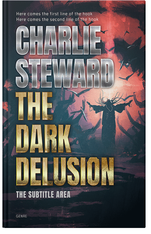 Front view of Premade Fantasy Book Cover - Cameo