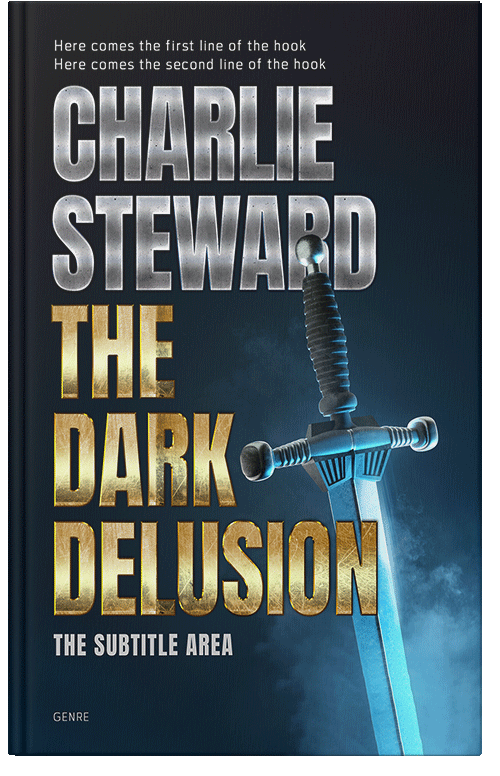 Front view of Premade Fantasy Book Cover - Coral Reef