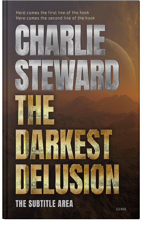 Front view of Premade Science Fiction Book Cover - Cork