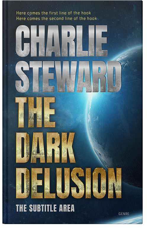 Front view of Premade Apocalyptica Book Cover - Big Stone