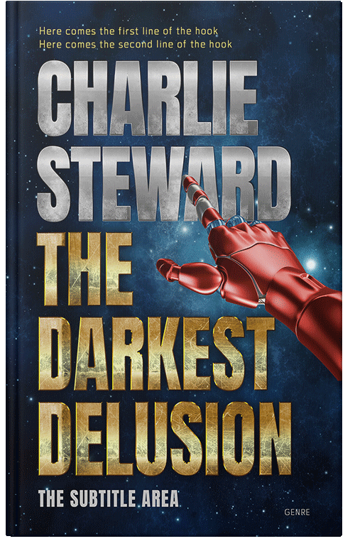 Front view of Premade Science Fiction Book Cover - Big Stone