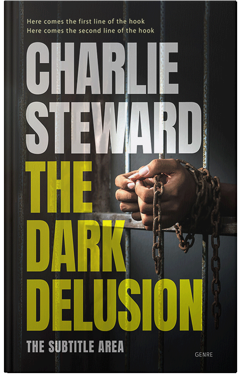 Front view of Premade Mystery & Thriller & Suspense Book Cover - Cod Gray