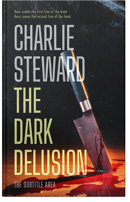 Front view of Premade Mystery & Thriller & Suspense Book Cover - Thunder