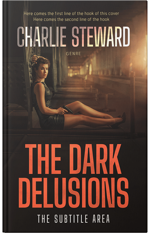 Front view of Premade Mystery & Thriller & Suspense Book Cover - Zeus