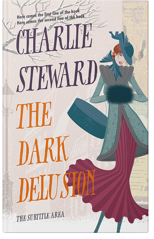 Front view of Premade Chick Lit Book Cover - Fiord