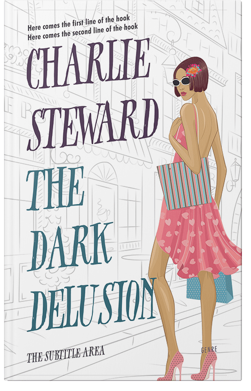 Front view of Premade Teen & Young Adult Book Cover - Clam Shell