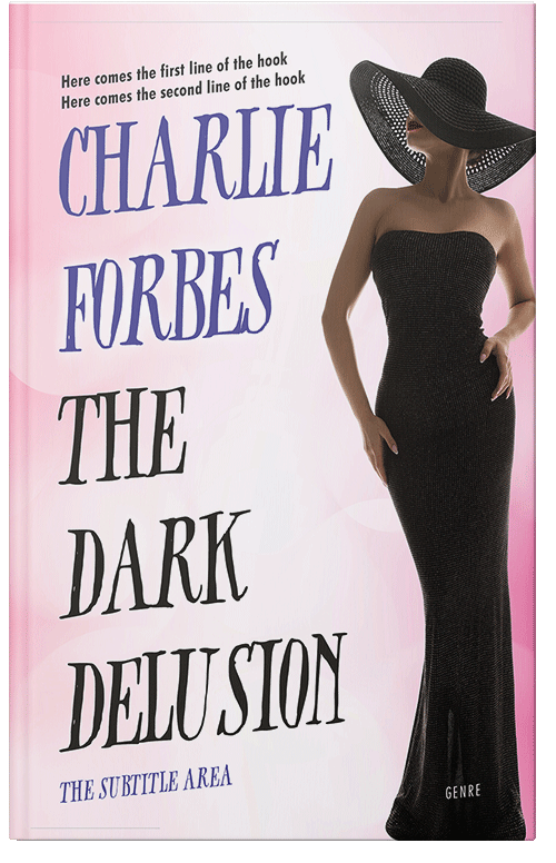 Front view of Premade Romance Book Cover - Amour