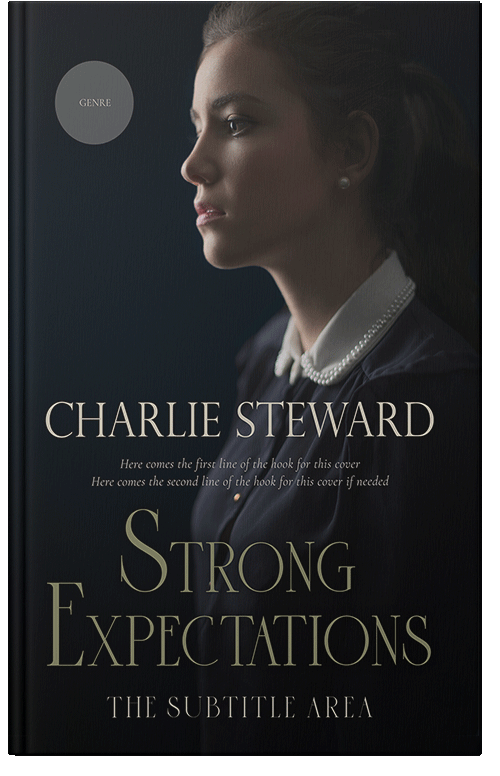 Front view of Premade Mystery & Thriller & Suspense Book Cover - Woodsmoke