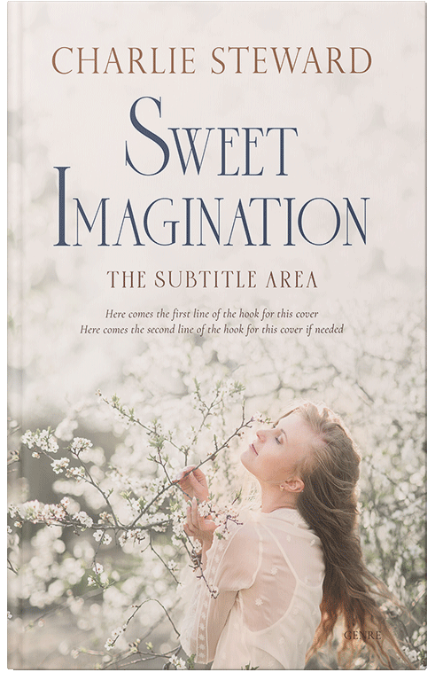 Front view of Premade Romance Book Cover - Dawn Pink