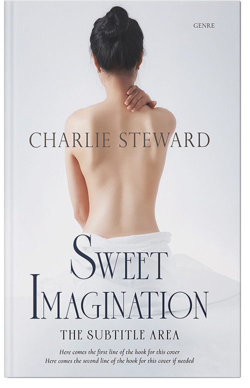 Front view of Premade Health & Mind & Body Book Cover - Bon Jour