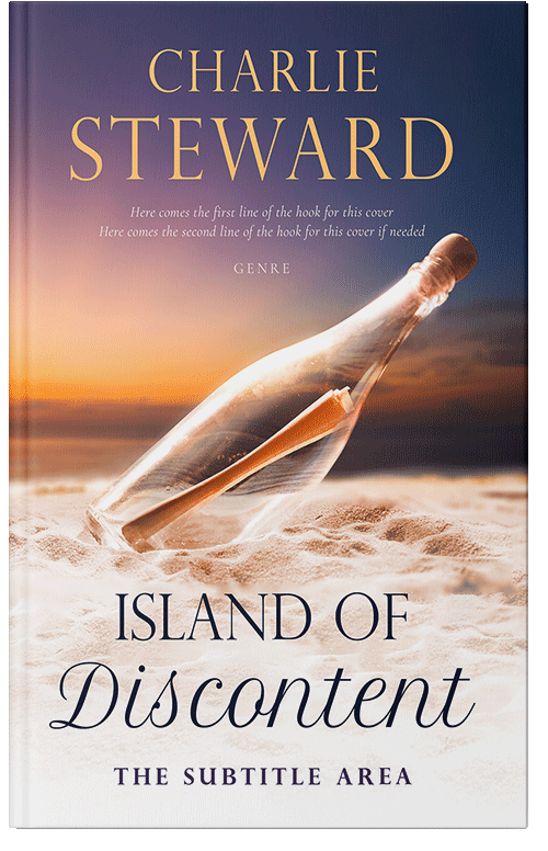 Front view of Premade Mystery & Thriller & Suspense Book Cover - Martinique