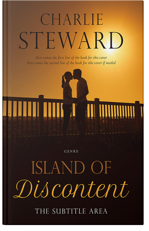 Front view of Premade Romance Book Cover - Brandy Punch