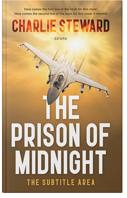 Front view of Premade Action & Adventure Book Cover - Driftwood