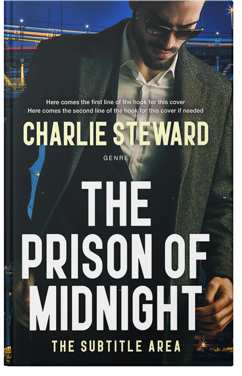 Front view of Premade Mystery & Thriller & Suspense Book Cover - Woodsmoke