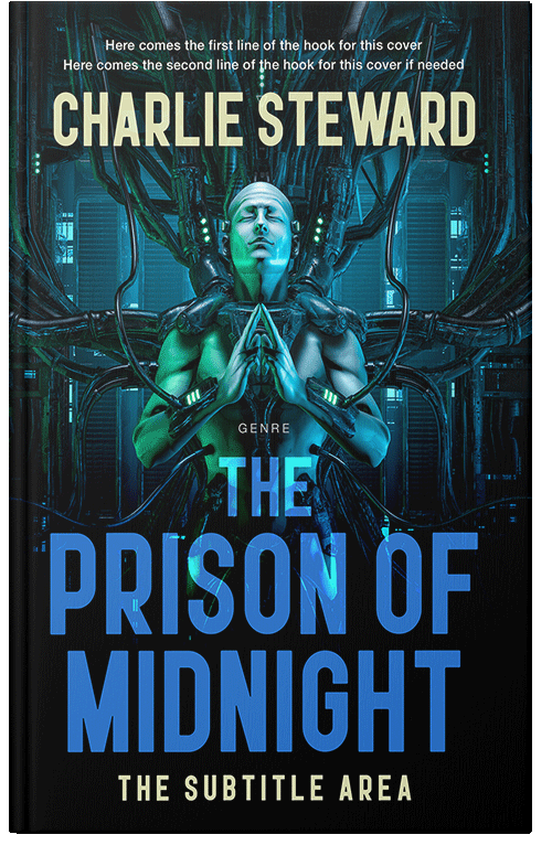 Front view of Premade Science Fiction Book Cover - Black Pearl