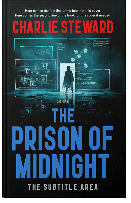 Front view of Premade Science Fiction Book Cover - Black Bean