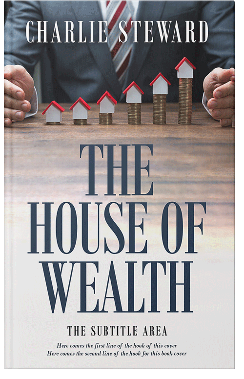 Front view of Premade Business Book Cover - Ebony Clay