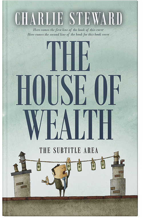 Front view of Premade Business Book Cover - Conch