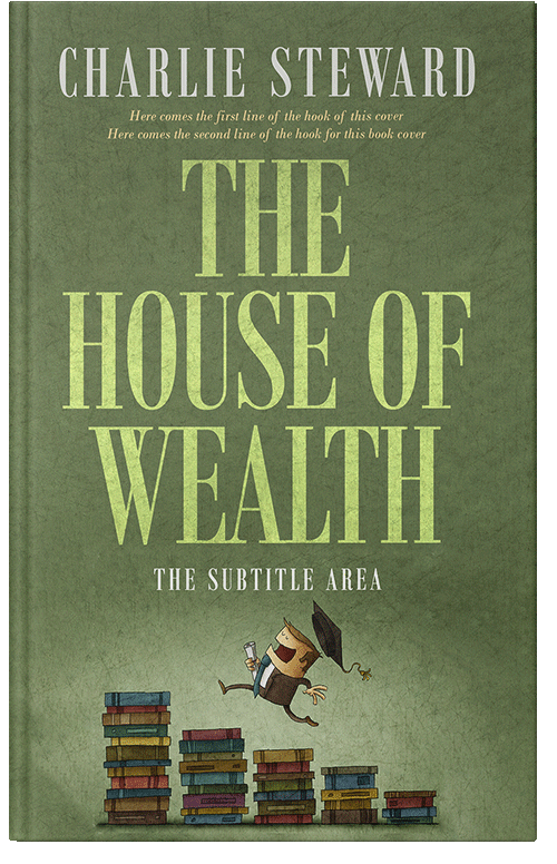 Front view of Premade Self-Improvement & Self-Help Book Cover - Dingley