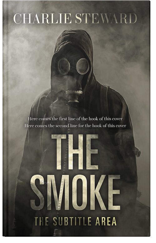 Front view of Premade Apocalyptica Book Cover - Armadillo