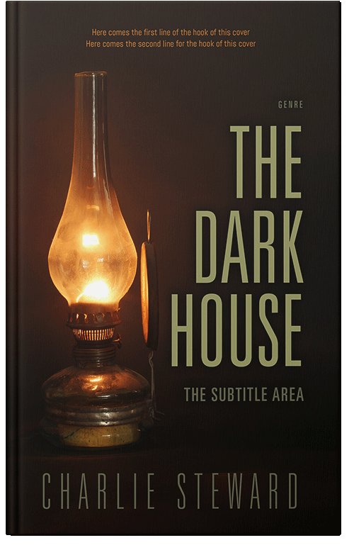 Front view of Premade Mystery & Thriller & Suspense Book Cover - Crowshead